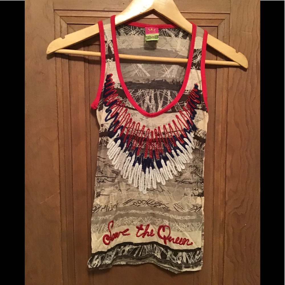 Save the Queen tank top